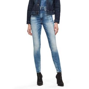 G-Star Raw Women's Kafey Ultra High Rise Skinny Fit Jeans 24W x 30L Sun Faded A